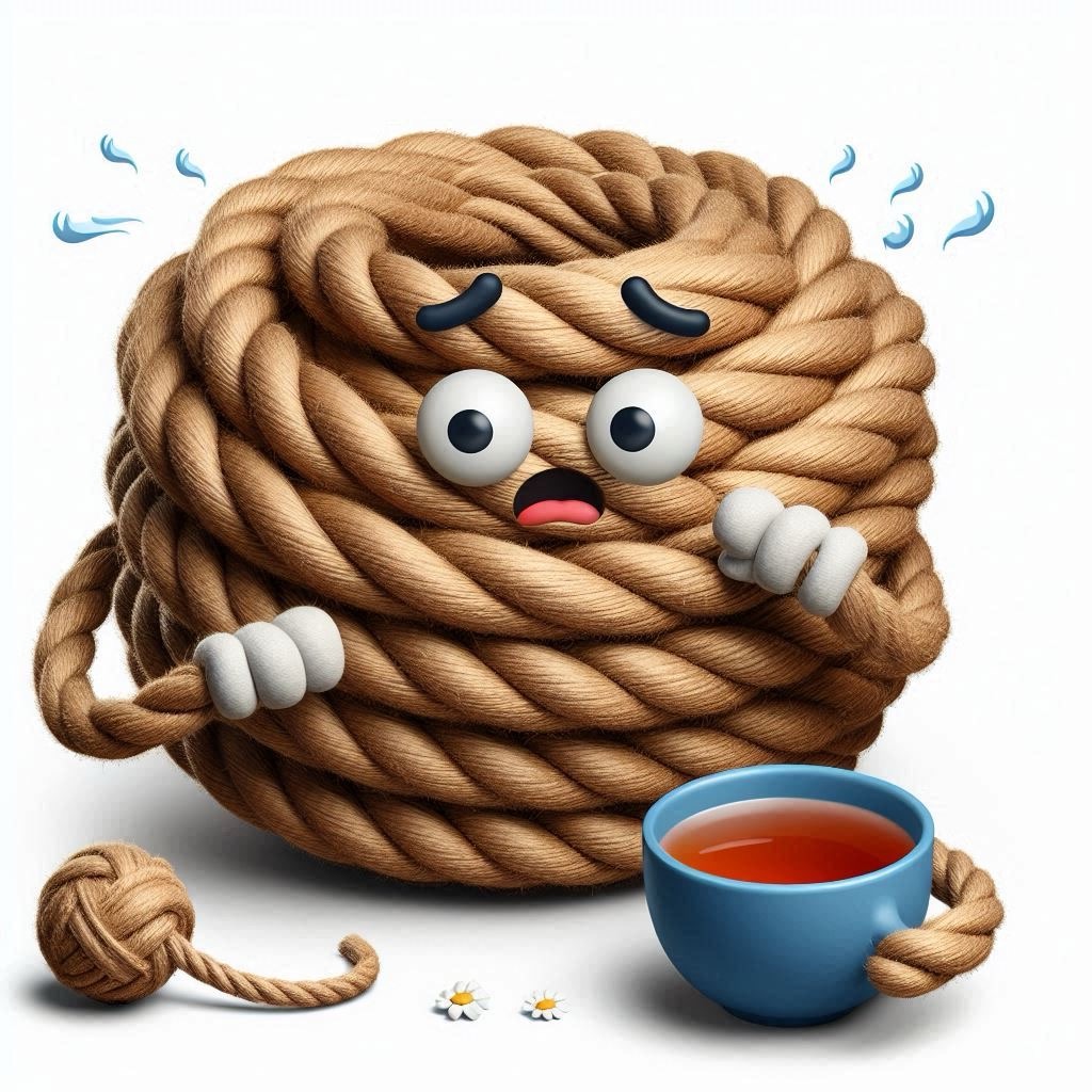 Why was the rope stressed&nbsp;out?