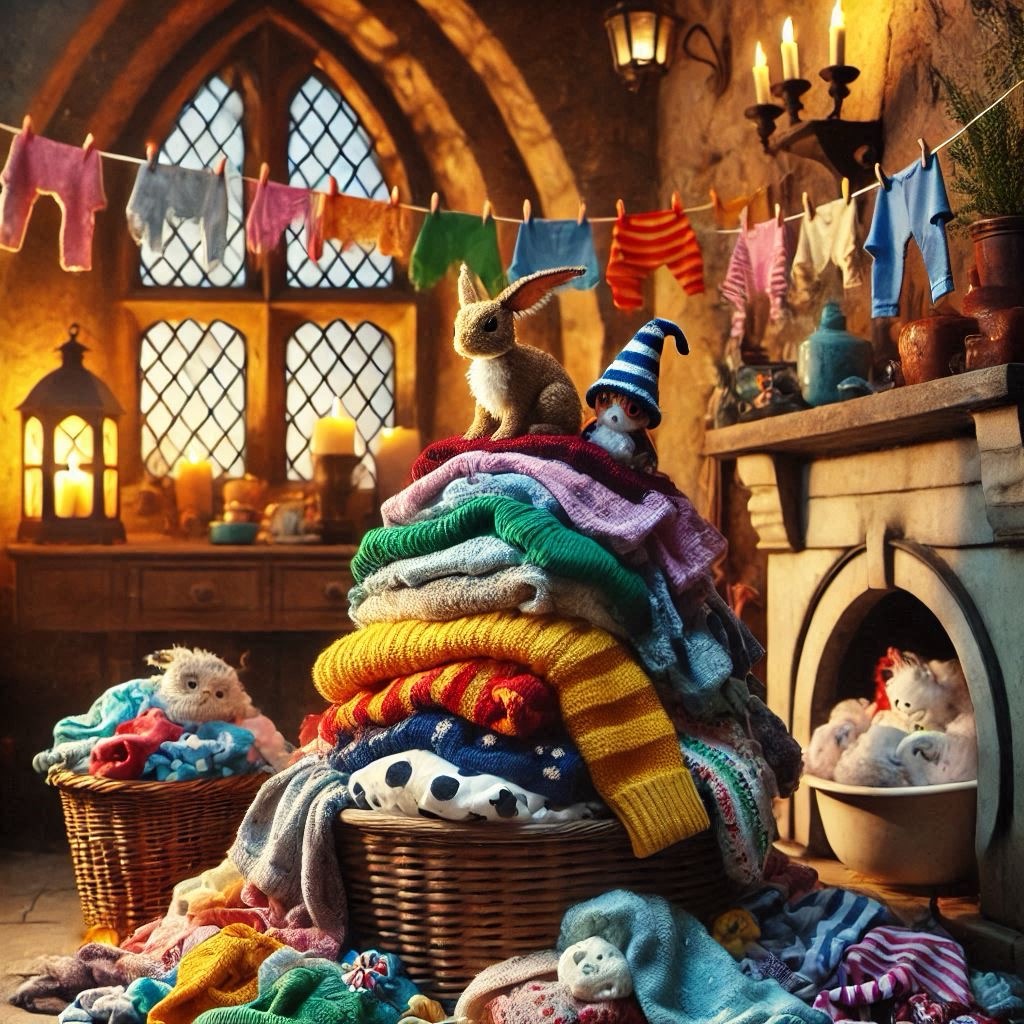 Who puts away all of the laundry at&nbsp;Hogwarts?