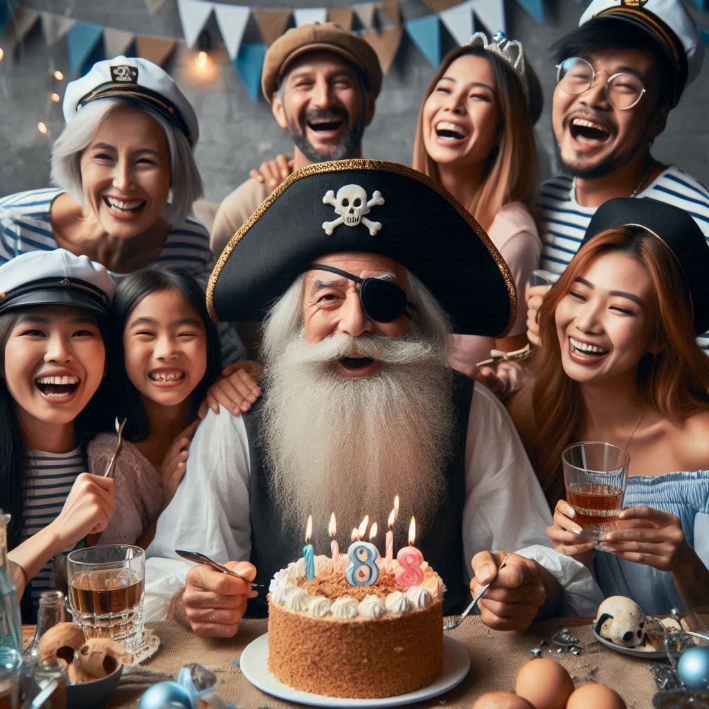 What did the pirate say on his 80th birthday&nbsp;party?