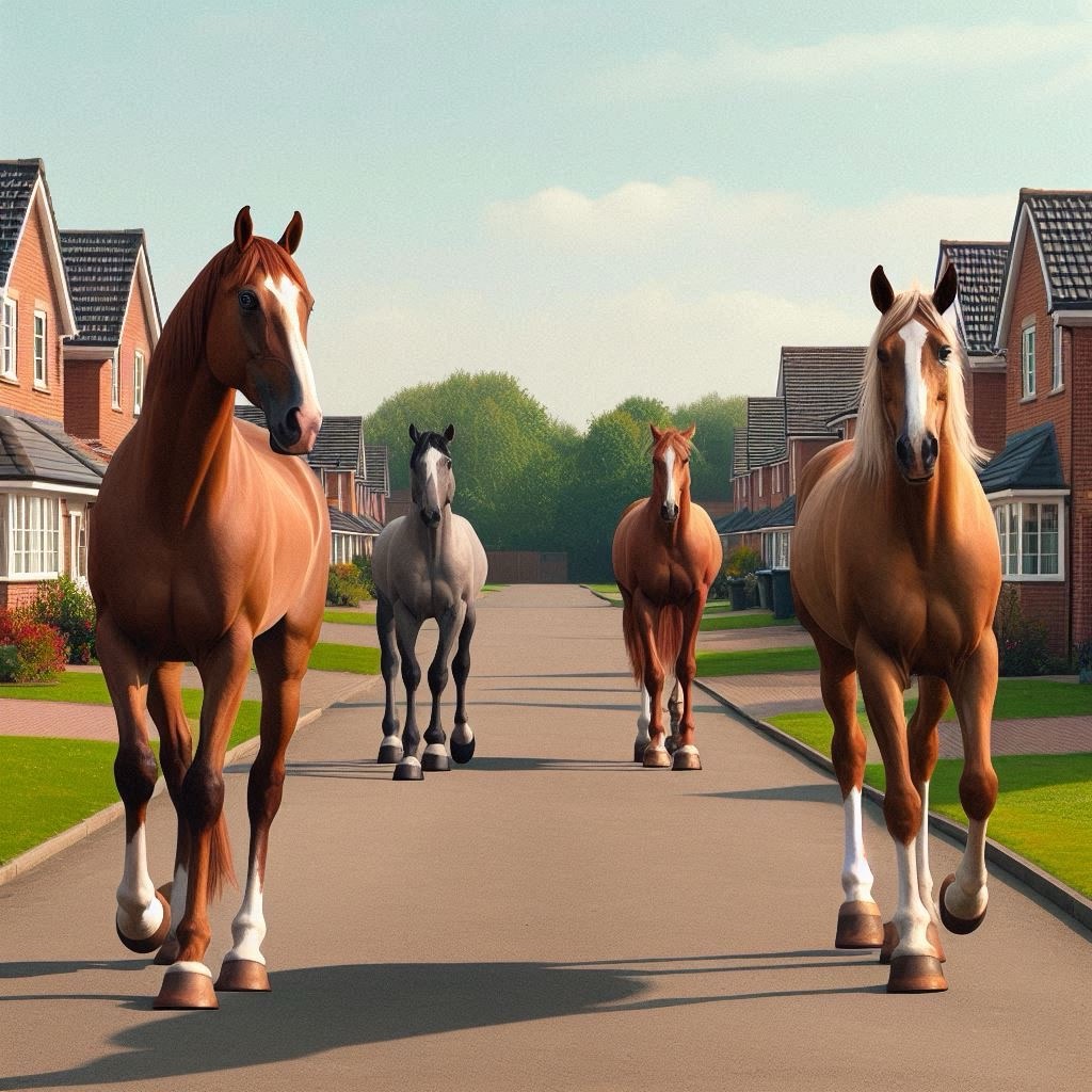 Where do most horses&nbsp;live