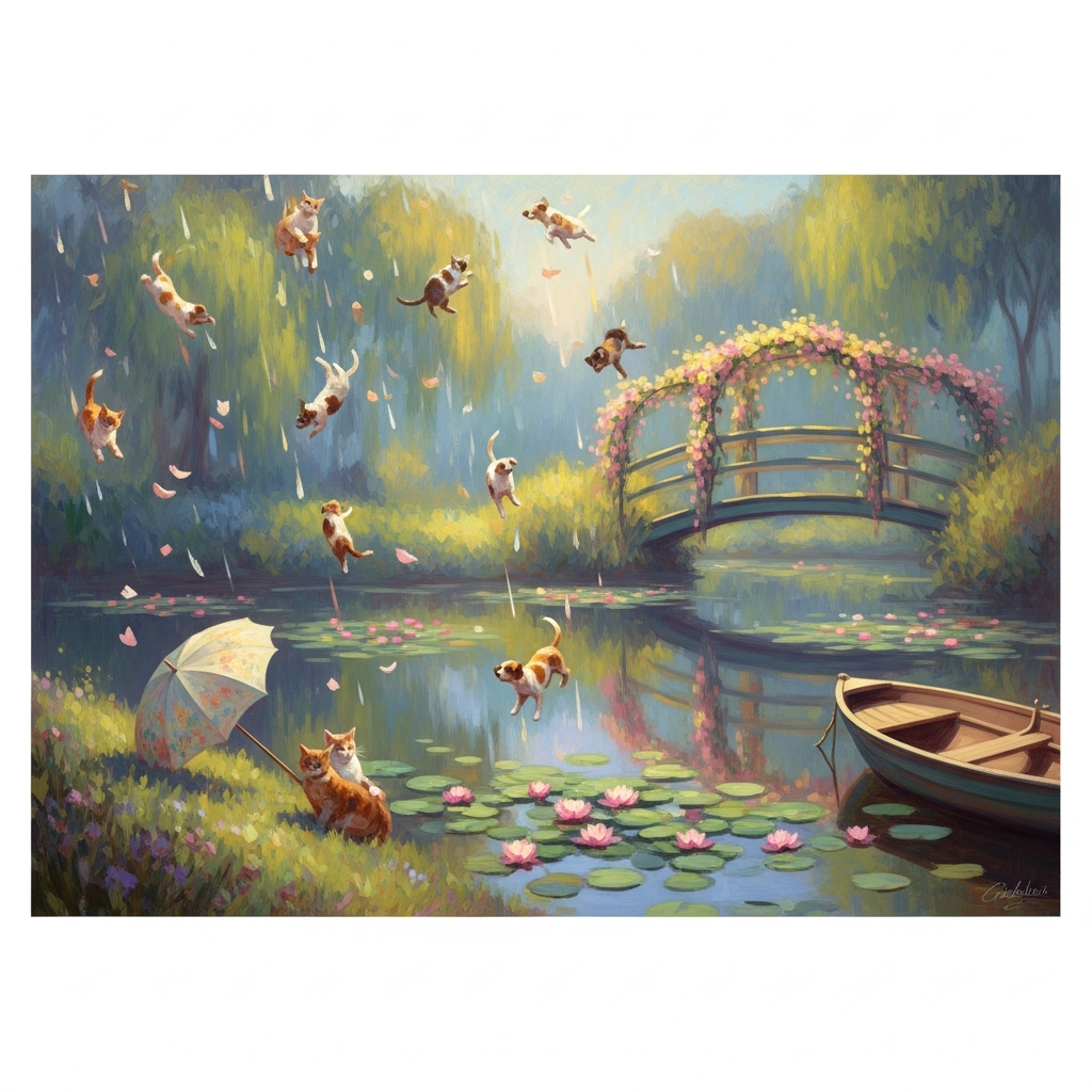 Why do you have to be careful when it rains cats and&nbsp;dogs?