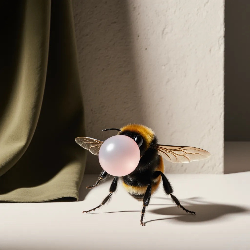 What do bees&nbsp;chew?