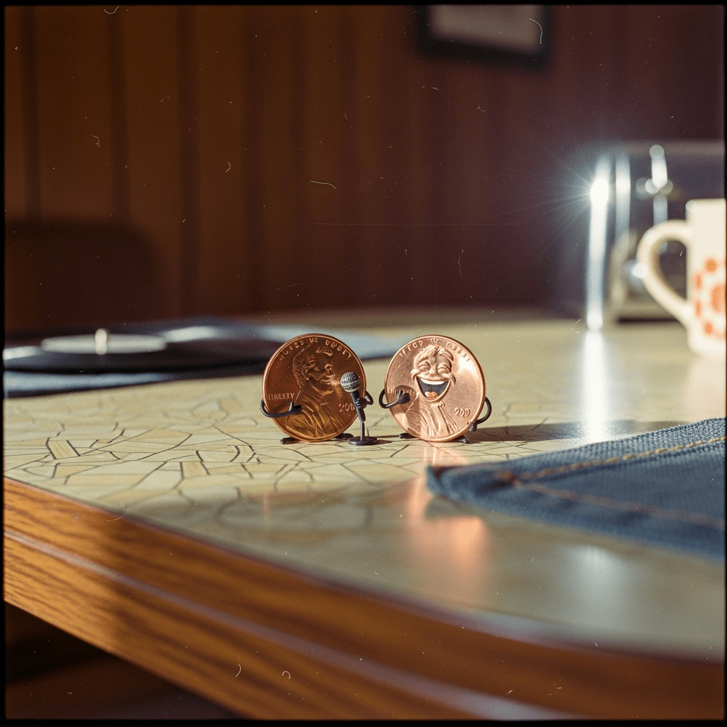 Did you hear the joke about the two&nbsp;pennies?