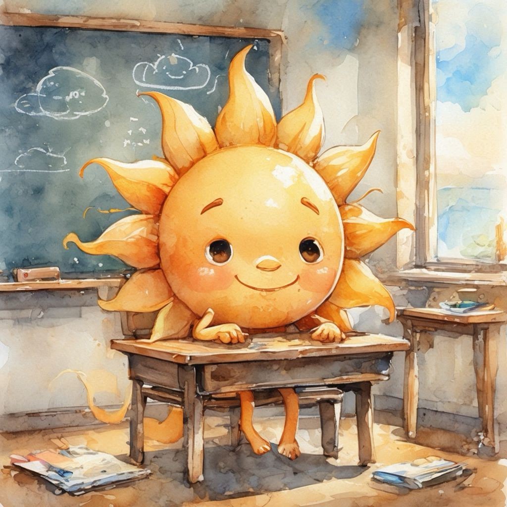 Why didn’t the Sun need to go to&nbsp;college.