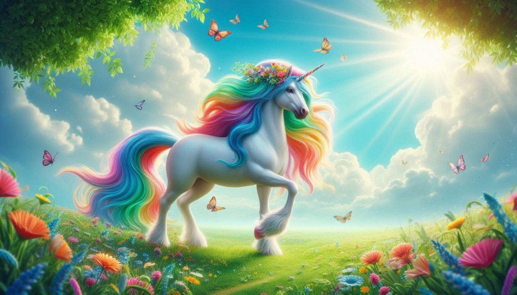 What do you call a unicorn with no&nbsp;horn?