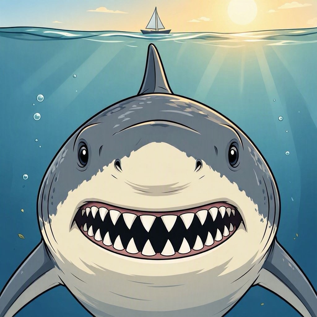What happened after the shark got&nbsp;famous?