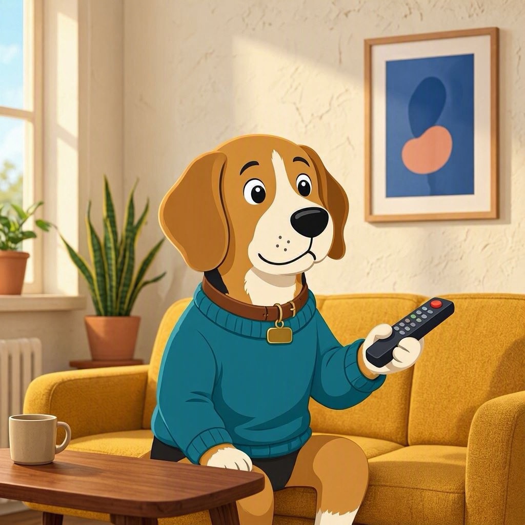 What is the dog’s favorite button on a&nbsp;remote?