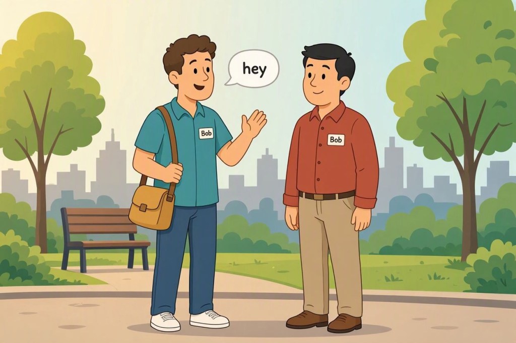 What did Bob say to&nbsp;Bob